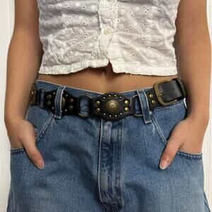 Black vegan leather boho MENS2